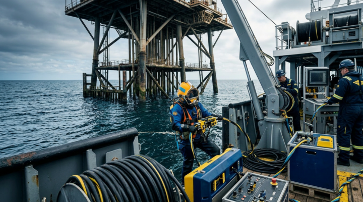 Imagem profissional de blog sobre: "Soluções avançadas para o monitoramento de cascos e estruturas em operações offshore