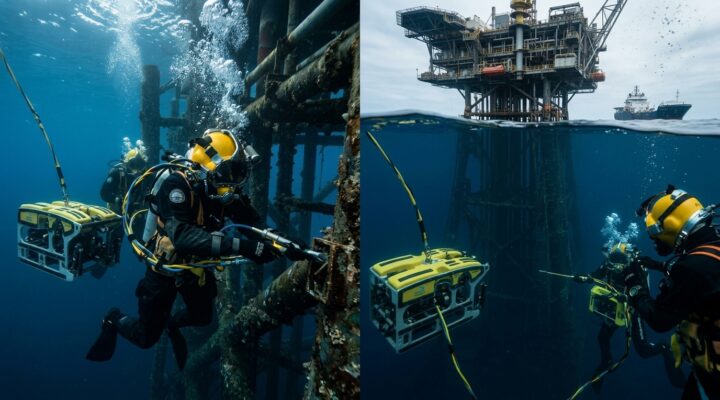 Plataforma avançada de perfuração offshore conceito de arquitetura naval de ponta